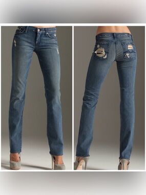 RARE 7 For All Mankind Straight Jeans
